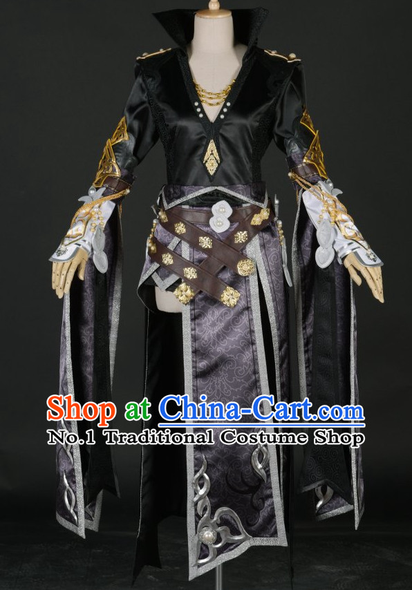 Asia Fashion Chinese Female Warrior Cosplay Costumes