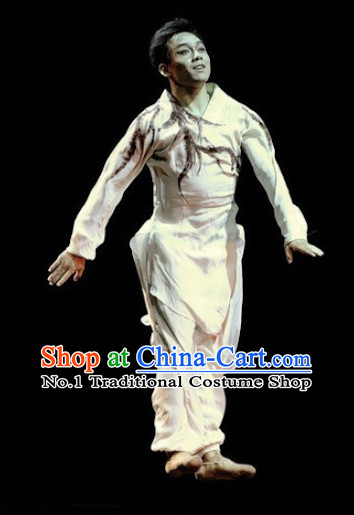 Chinese Classical Dancing Costumes Complete Set for Men