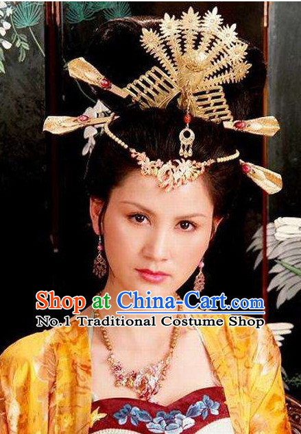 Traditonal Chinese Handmade Phoenix Hair Jewelry and Earrings