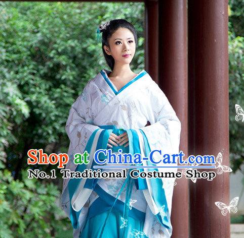 Chinese TV drama costumes long robe series oriental clothing ancient Chinese costumes traditional Chinese dress attire outfits Hanfu han fu
