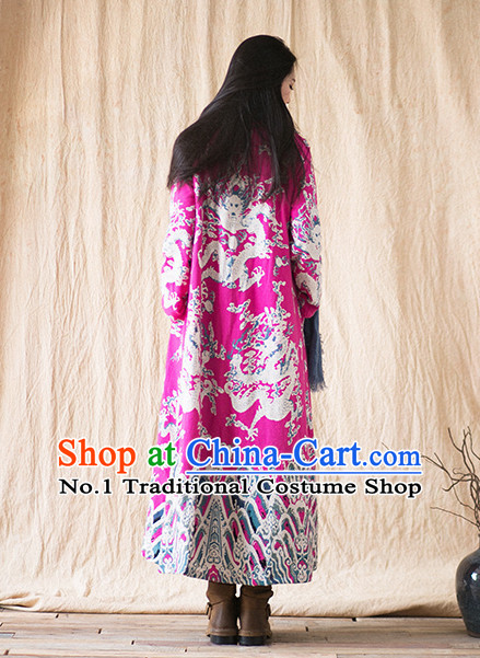 Chinese Traditional Mandarin Dragon Robe for Men or Women