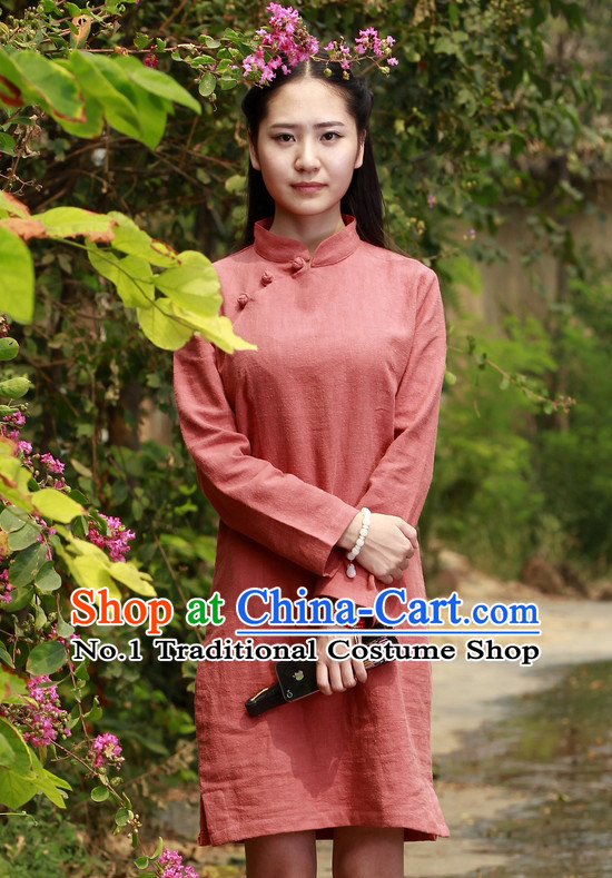 Chinese Traditional Mandarin Clothes Complete Set for Women