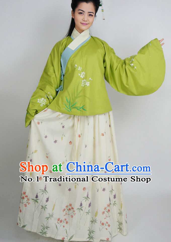 Ancient Chinese Female Clothes Complete Set