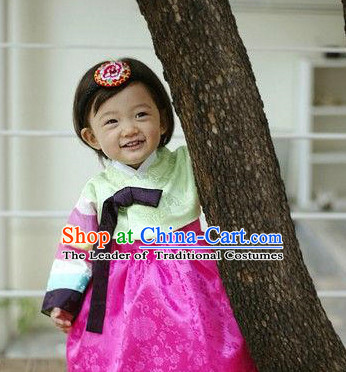 Korean Traditional Hanbok Dress for Kids