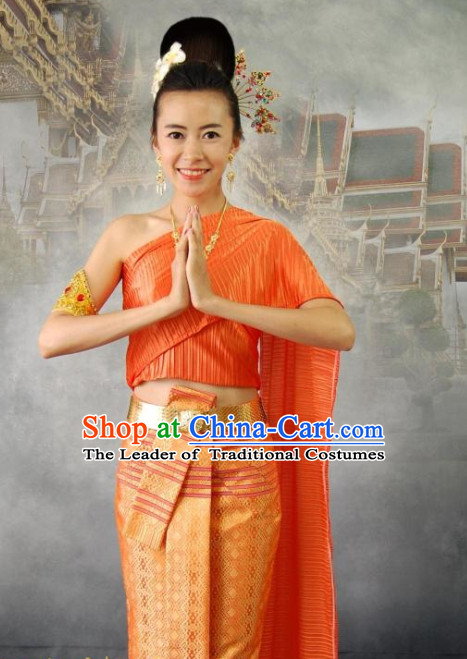 Thailand Big Festival Celebration Traditional Dresses Occasion Dresses