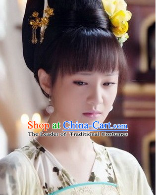 Ancient Chinese Princess Wig Bun and Hair Accessory