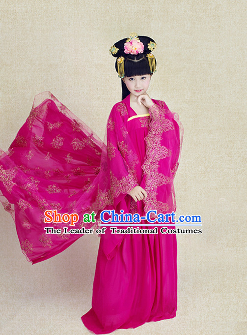 Tang Dynasty Princess Kids Hanfu Outfits