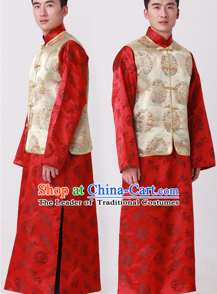 Chinese Classic Bridegroom Wedding Dresses