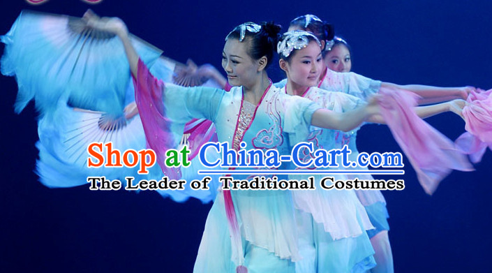 Chinese Fan Dance Costumes Dancewear Discount Dane Supply Clubwear Dance Wear China Wholesale Dance Clothes for Women