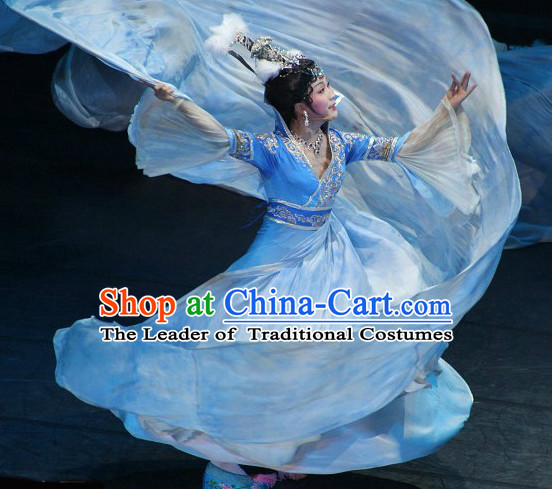 Chinese Dance costumes Dancewear Asian Dancewear folk Dance costume Dance apparel