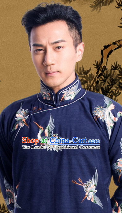 Minguo Time Mandarin Chinese Nobleman Embroidered Long Robe