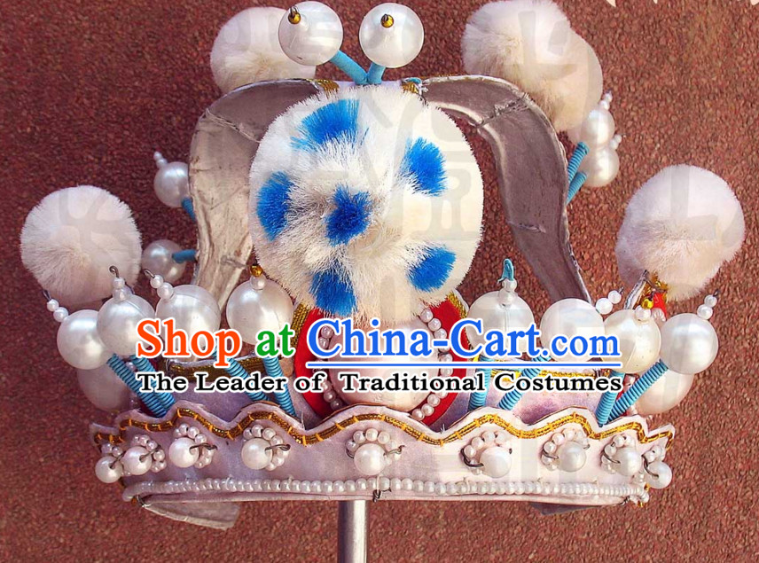 Traditional Chinese Classica Opera Prince Hat for Men