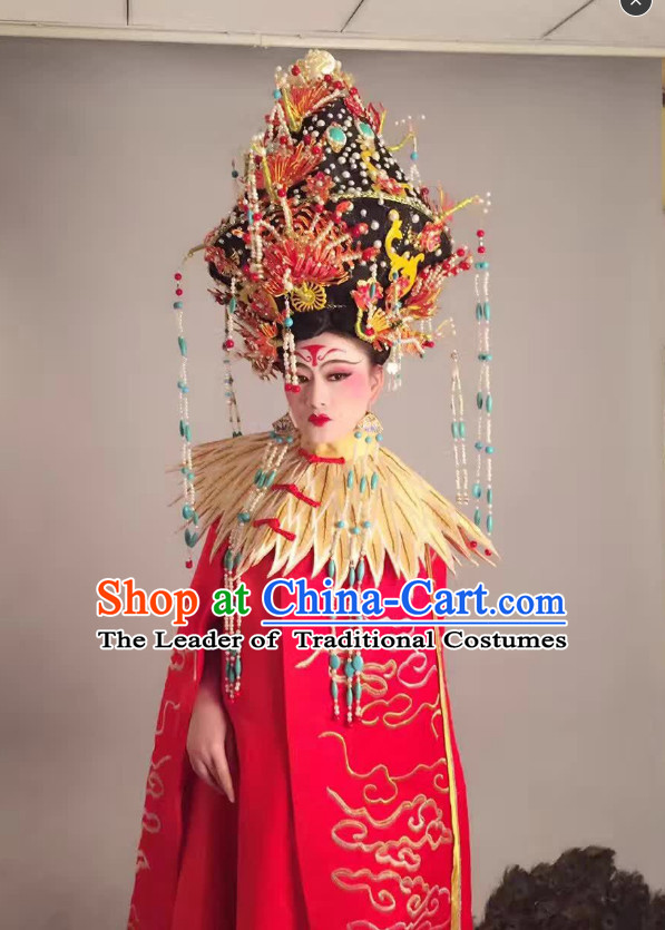 Asian Ancient Queen Imperial Long Robes Clothing