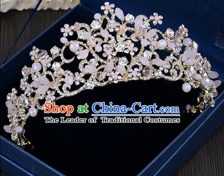 Traditional Jewelry Accessories, Palace Princess Bride Royal Crown, Imperial Royal Crown, Wedding Hair Accessories, Baroco Style Pearl Headwear for Women