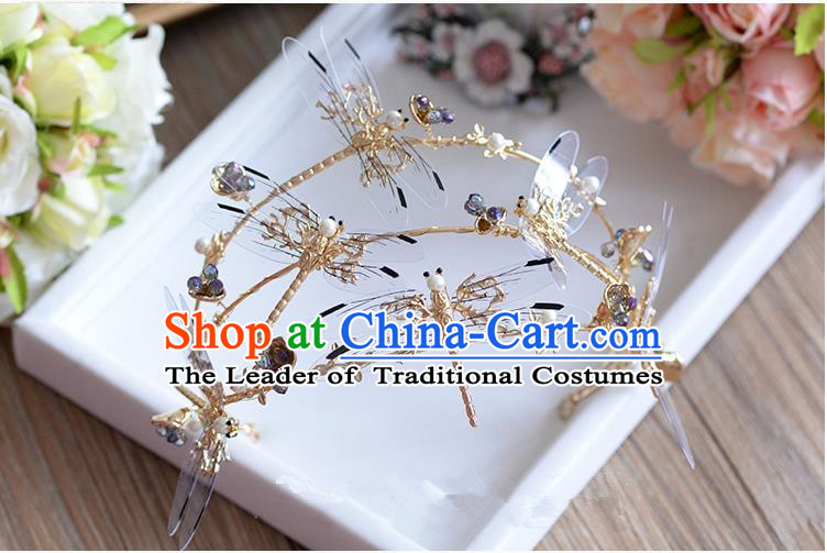 Traditional Jewelry Accessories, Princess Hair Accessories, Bride Wedding Hair Accessories, Headwear, Baroco Style Crystal Hair Claw for Women