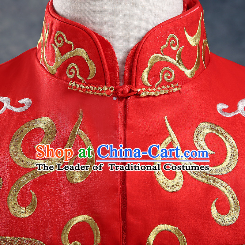 Ancient Chinese Costume Chinese Style Wedding Dress Ancient Dragon And Phoenix Flown Groom Toast Clothing Mandarin Jacket For Men
