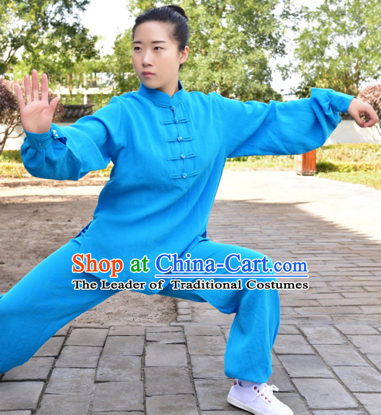 Top Kung Fu Flax Clothing Costume Jacket Martial Arts Clothes Shaolin Uniform Kungfu Uniforms Supplies for Men Women Adults Children