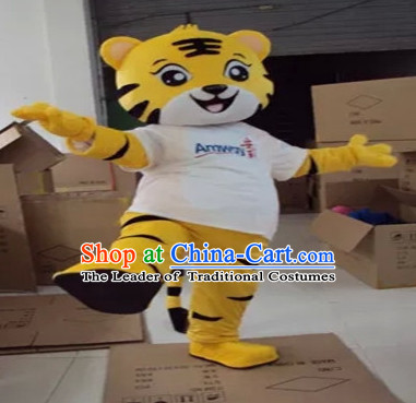 Mascot Uniforms Mascot Outfits Customized Walking Mascot Costumes Animal Cartoon Cute Tiger Mascots Costume