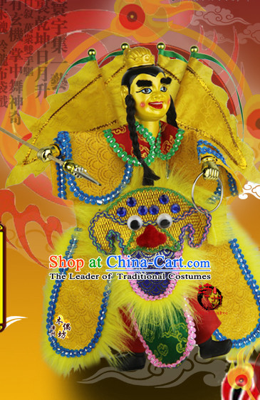 Taiwan Traditional Chinese Ancient Handmade Dianyin Prince Hand Marionette Puppet Hand Puppets