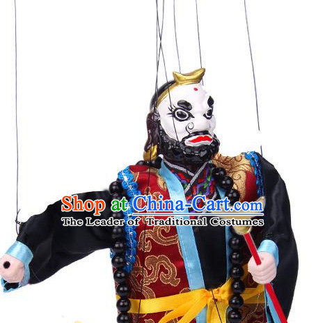 Traditional Chinese Handmade Sha Seng String Puppet Hand Puppets