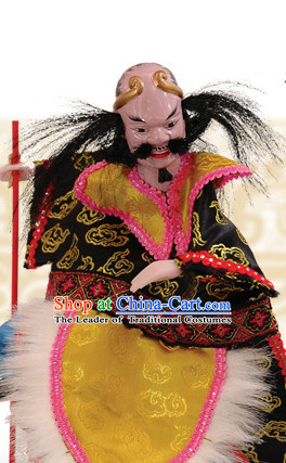 Traditional Chinese Handmade Tie Guaili Immortal Hand Puppets Hand Marionette Puppet