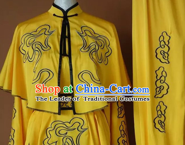 Embroidered Yellow Monkey Fist Houquan Competition Uniform Outfits