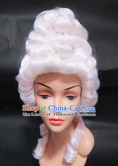 Chinese Traditional Wig Ancient Men Wigs Ladies Wigs White Wigs Male Lace Front Wigs Tailor-made Hair Pieces