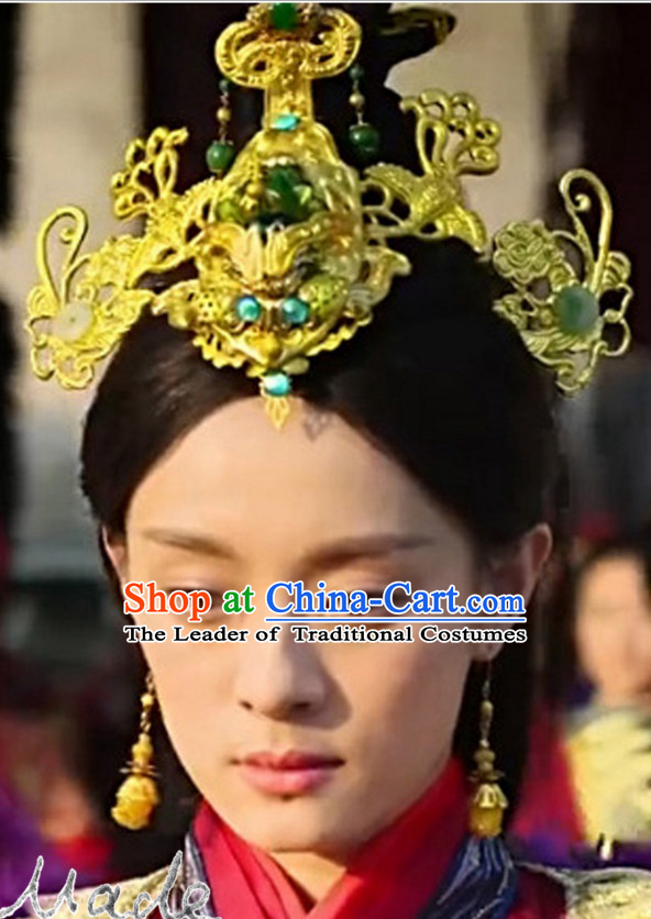 Ancient Chinese Handmade Imperial Headdress Hair Jewelry for Women