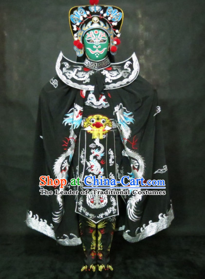 Chinese Bian Lian Mask Changing Costume Complete Set for Men