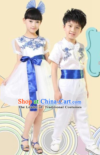 Chinese Dance Dress for Children Boys