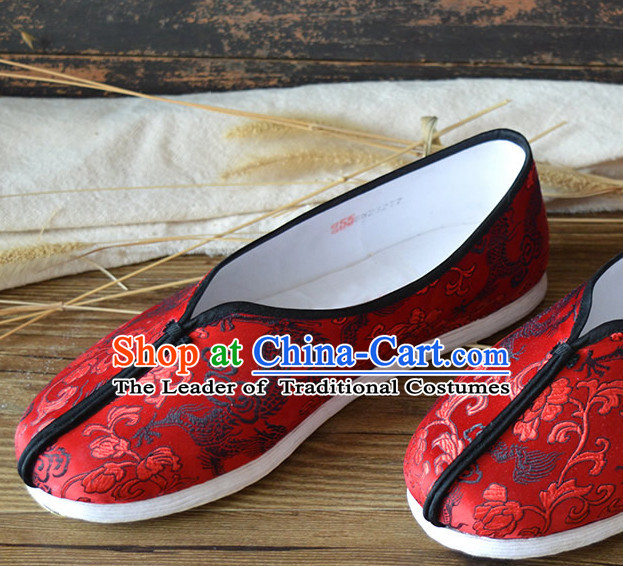 Top Chinese Classic Traditional Kungfu Master Tai Chi Shoes Kung Fu Shoes Martial Arts Fabric Shoes for Adults Kids