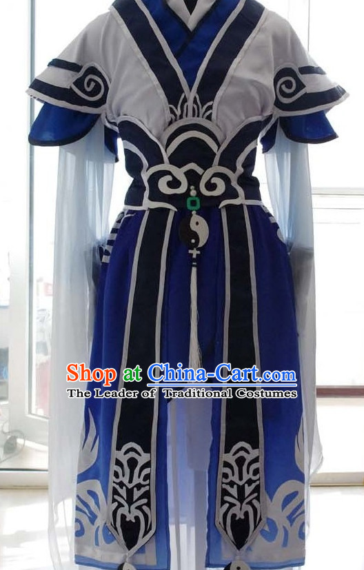 Traditional Chinese Swordsman Dress Chinese Clothing Cloth China Attire Oriental Dresses for Women