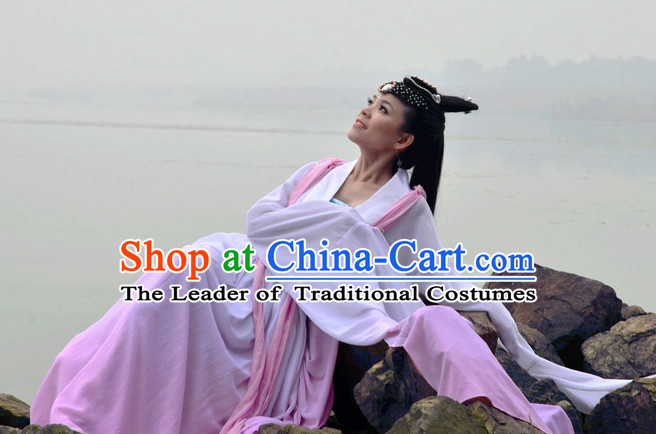 Ancient Chinese Imperial Dancer Costume Clothing Complete Set for Women