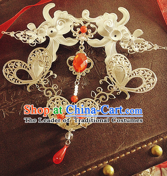 Chinese Traditional Lady Headpieces Hair Jewelry Set