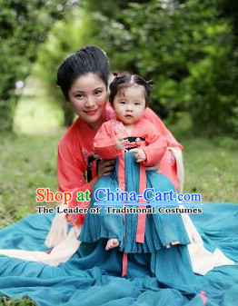 Chinese Traditional Tang Dynasty Clothing for Women