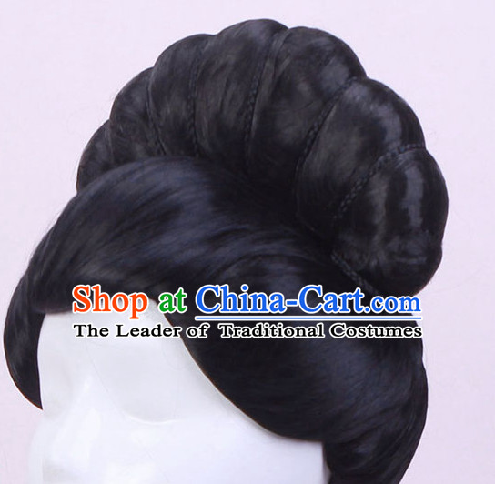 Traditional Chinese Style Black Wigs for Women
