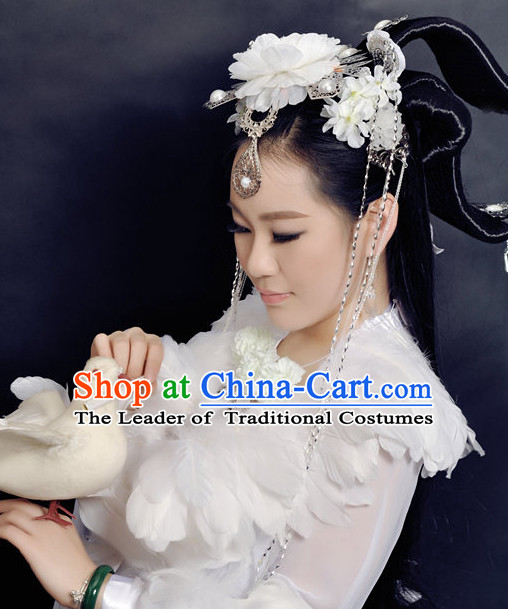 Chinese Ancient Wigs Hair Accessories Headpiece Headdress Phoenix Crown Hair Decoration Head Hairpin Accessories Comb Wedding Headwear Hair Accessorie Head Dress