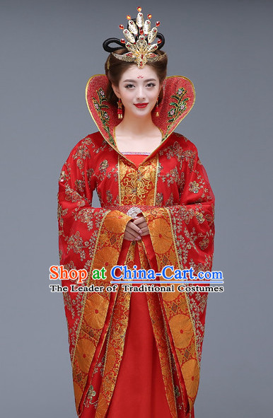 Traditional Chinese High Collar Women Clothes CLassical Dress Complete Set