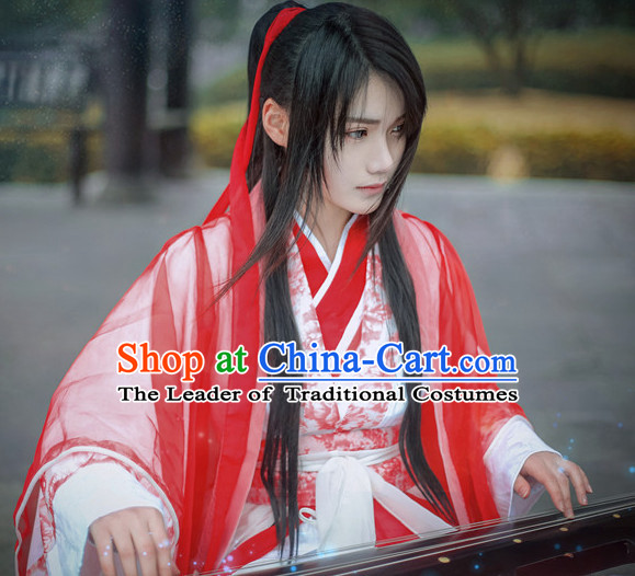 Ancient Chinese Knight Dresses Hanzhuang Han Fu Han Clothing Traditional Chinese Dress Hanfu National Costume Complete Set for Men