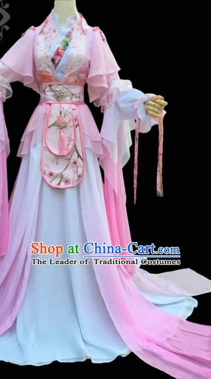 Chinese Traditional Princess Clothing Complete Set