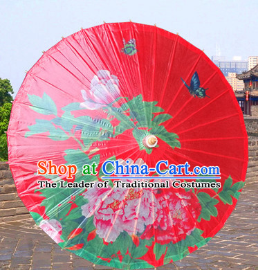 Asian Dance Umbrella China Handmade Classic Umbrellas Stage Performance Umbrella Dance Props
