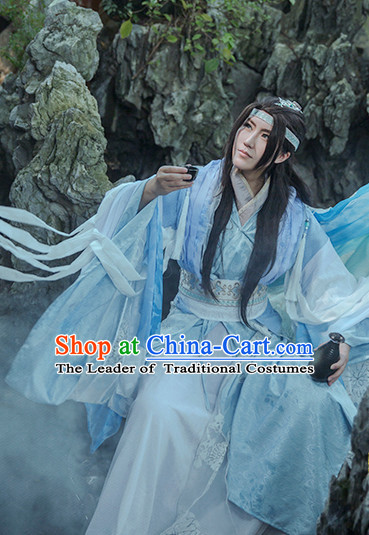 Chinese Hanfu Robe Clothing Handmade Bjd Dress Opera Costume Drama Costumes Complete Set