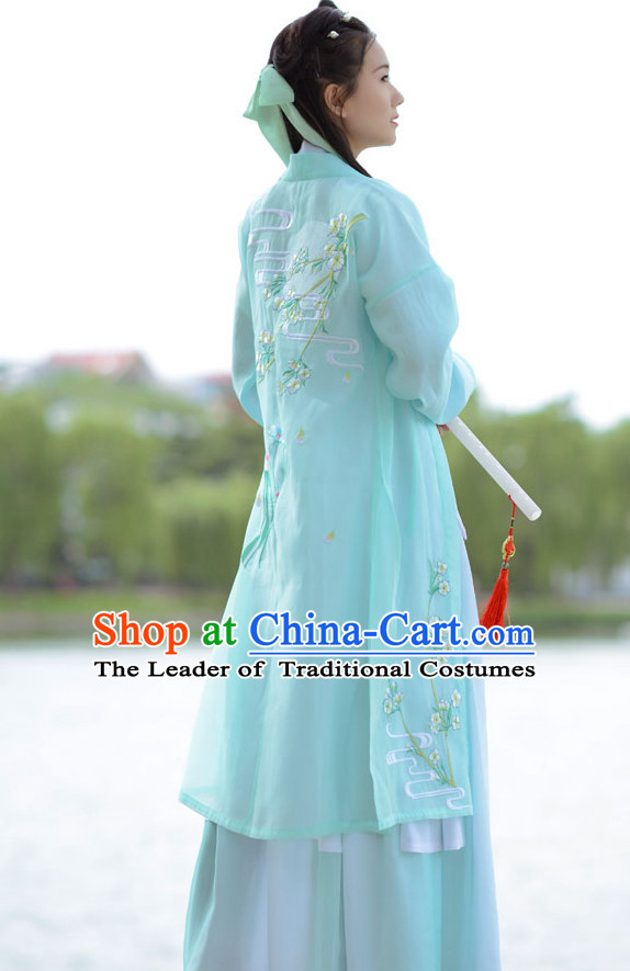 Ancient Chinese Tang Dynasty Women Han Costume Dress Hanfu Suit