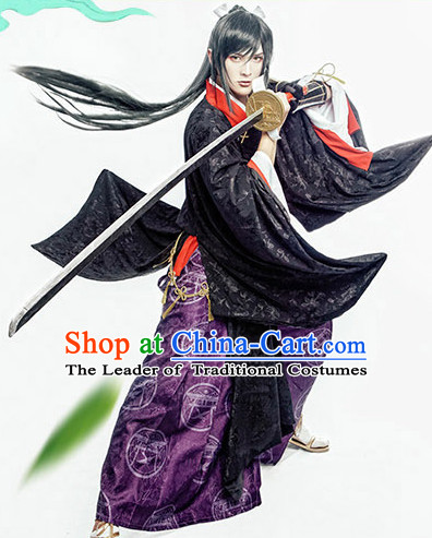 Special Ancient Chinese Assassin Costumes Samurai  Costume Dresses Complete Set