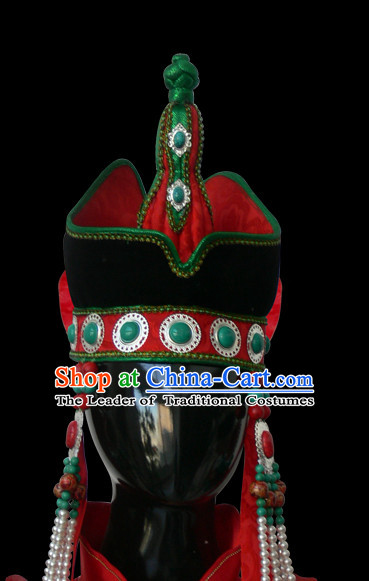Traditional Chinese Mongolian Princess Hat