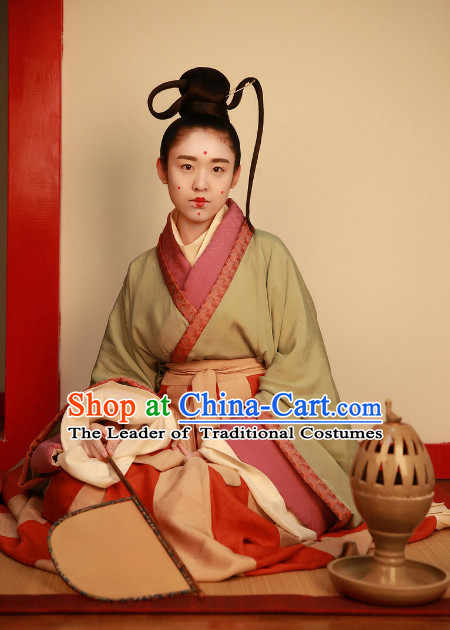 Chinese Ancient Female Clothing Complete Set