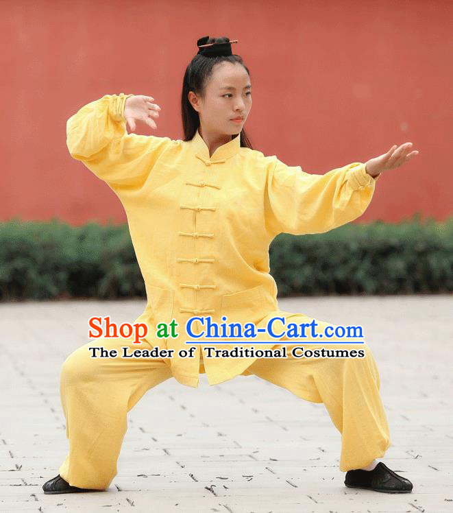 Traditional Chinese Wudang Uniform Taoist Uniform Kungfu Kung Fu Clothing Clothes Pants Shirt Supplies Wu Gong Outfits, Chinese Tang Suit Wushu Clothing Tai Chi Suits Uniforms for Women