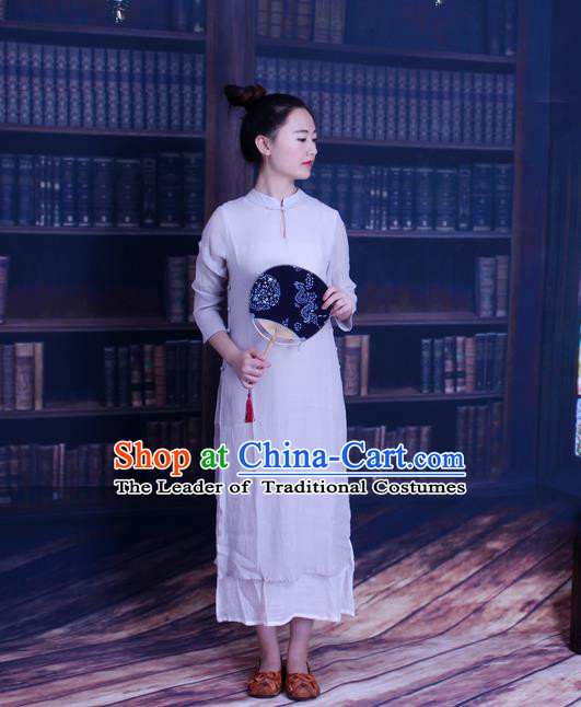 Traditional Chinese Female Costumes,Chinese Acient Clothes, Chinese Plate Buttons Cheongsam, Tang Suits Hanfu Blouse for Women