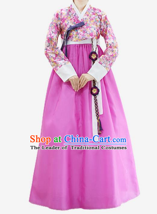 Top Grade Korean National Handmade Wedding Clothing Palace Bride Hanbok Costume Embroidered Pink Blouse and Dress for Women