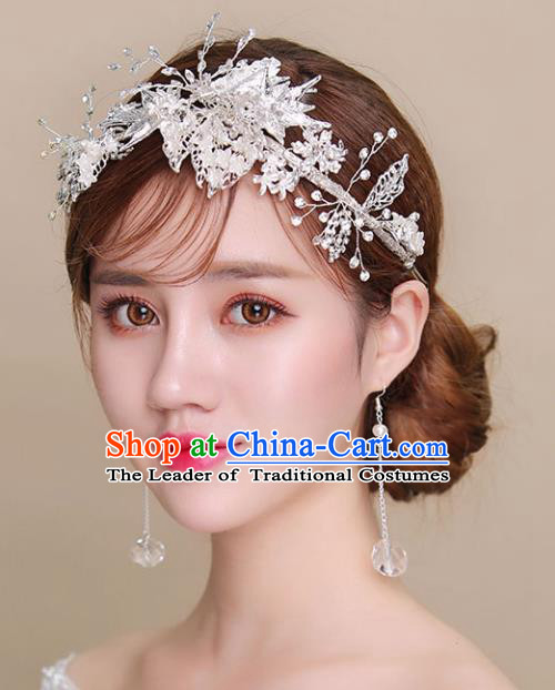 Chinese Traditional Bride Hair Accessories Baroque Princess Wedding Hair Clasp for Women